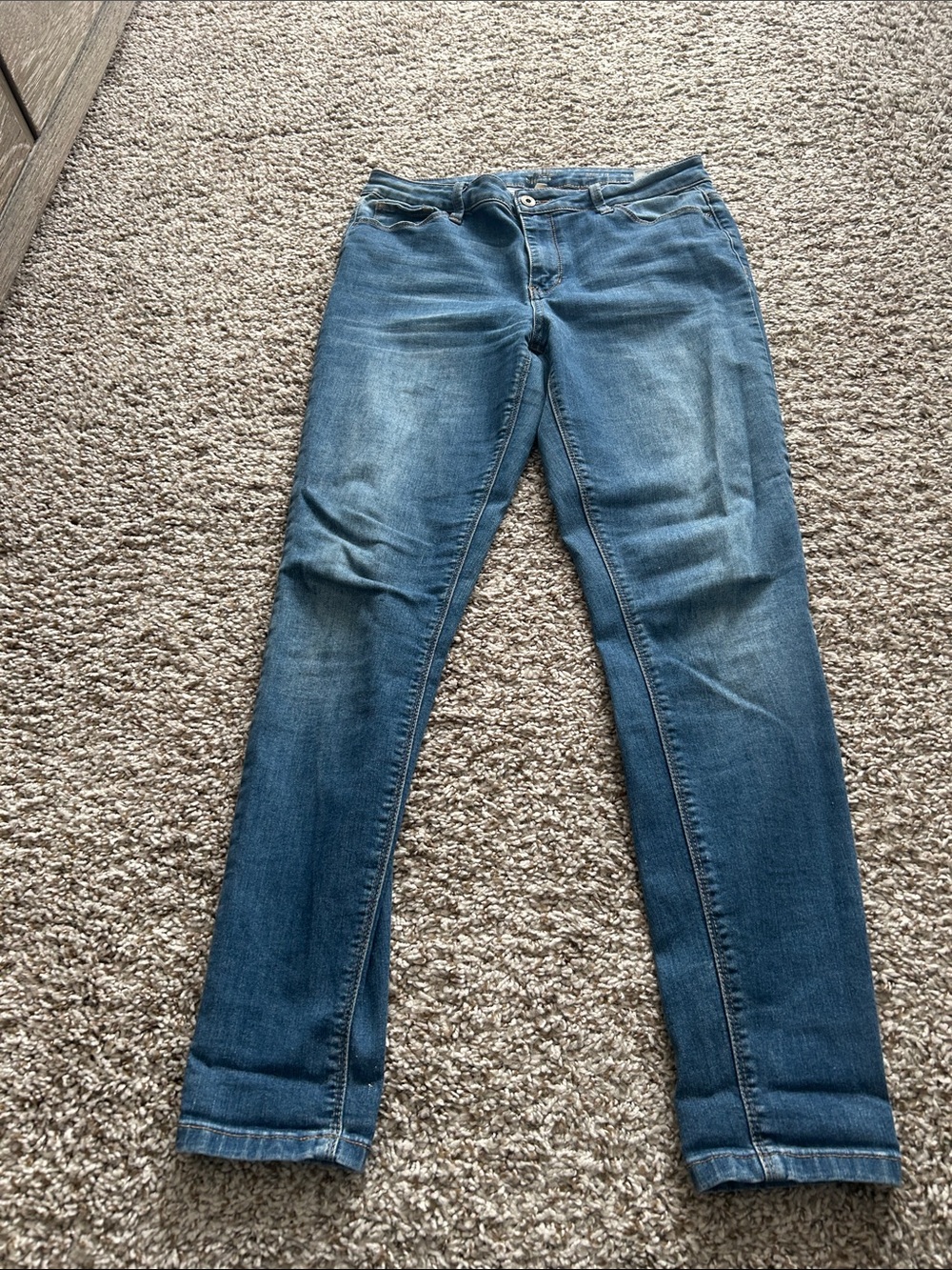 True Craft Slim Skinny Jeans in Medium Blue